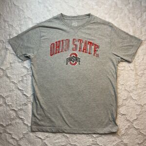 Pro Edge Ohio State T-Shirt Crew‎ Neck Short Sleeve Gray L/G 42/44